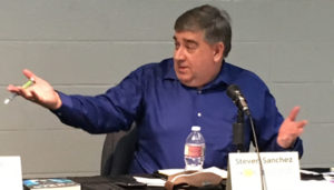 Moderator Steve Sanchez